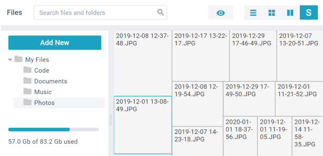 File Manager: Custom Mode